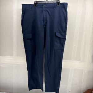 Vintage Red Kap Cargo Dark Navy Work Pants Size 40x29 Grunge Skating Street EUC
